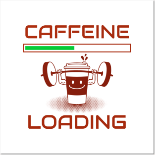 Caffeine loading design for all coffee lovers. Posters and Art